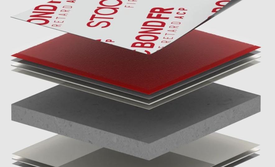 STACBOND FR panels are composed of two aluminum sheets and an inner fire retardant core of thermoplastic resins with mineral charge. The panels have excellent mechanical properties such as: great rigidity, excellent flatness and impact resistance. They comply with the majority of requirements for fire-resistance classification: UNE EN 13501-1:2007 - B-sl, dO PN-90/8-02867 - NRO NFPA 285 - PASS ASTM E84 - CLASS A: SD 5; FS: 0 CAN/ULC-S102-18 - CLASS A: SD: 0; FS: 0 CAN/ ULC-S134 - PASS